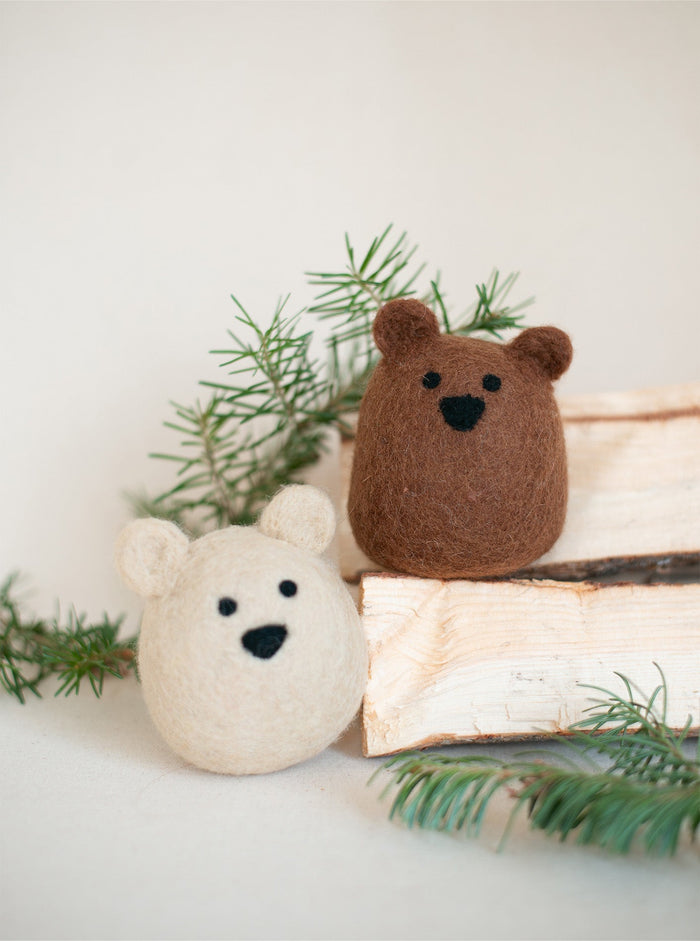 Brown Bear Wool Dog Toy, photo 4