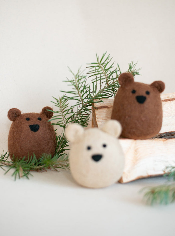 Brown Bear Wool Dog Toy, photo 6