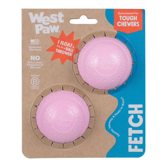 Pelota Boundr para perro, paquete de 2 chicas, rosa chicle, foto 2