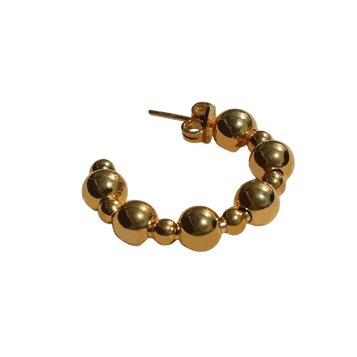 Aretes de aro Beaded, foto 5