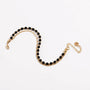Black Spinel Beaded Friendship Bracelet, photo 6