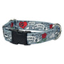 Collar martingala con hebilla para perro Best Dog Ever EarthStyle, solo 1 pulg., foto 1