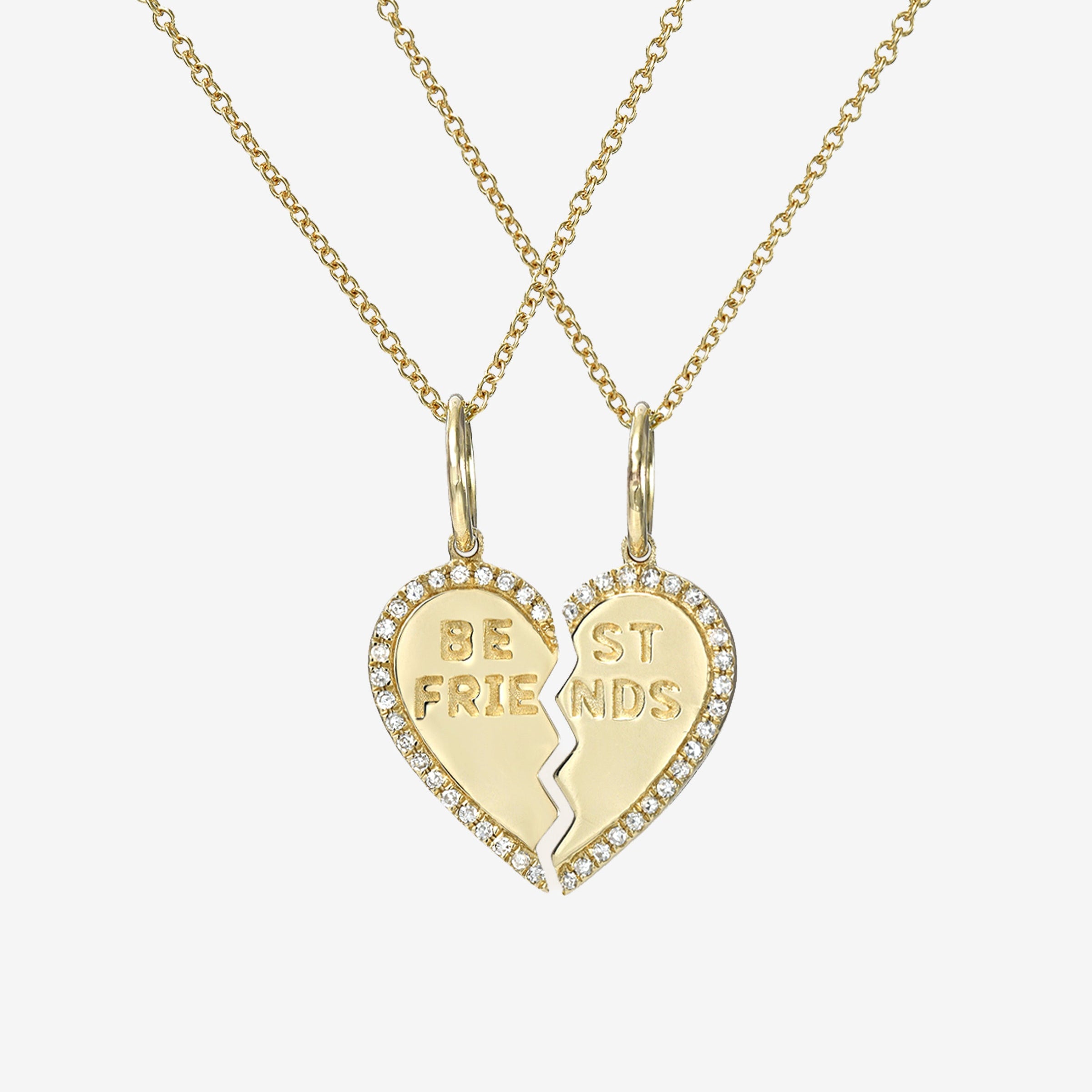 Best Friend Heart Necklace Set, photo 1