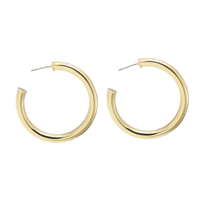 Bold and Beautiful Gold Hoop Earrings, photo 10