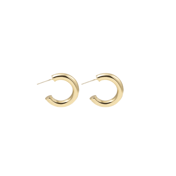 Bold and Beautiful Gold Hoop Earrings, photo 4