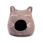 Felted Wool Cat Cave with Ears, Girl Cat Design, photo 4