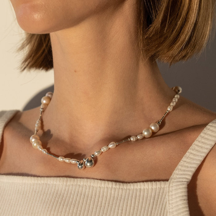 Bubble Gum Freshwater Pearl Necklace, photo 3