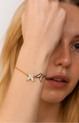 Pulsera de mariposa con incrustación de concha marina, foto 6