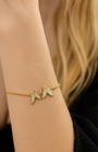 Pulsera de mariposa con incrustación de concha marina, foto 3