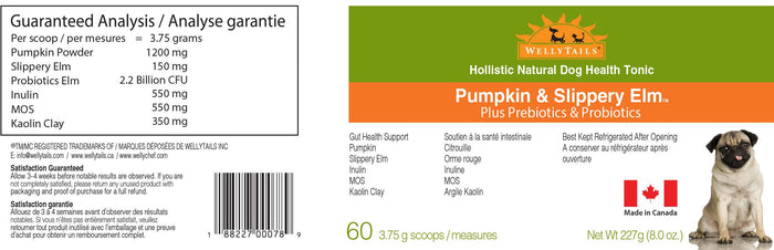 Pumpkin & Slippery Elm Powder with Probiotics for Dogs, photo 2