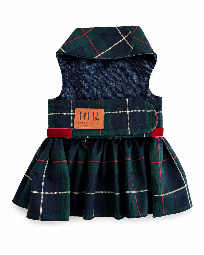 Vestido para perro Green Plaid, foto 8