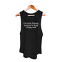 Currently Seeking Someone to Raise a Puppy With Women's Sleeveless Tank in black