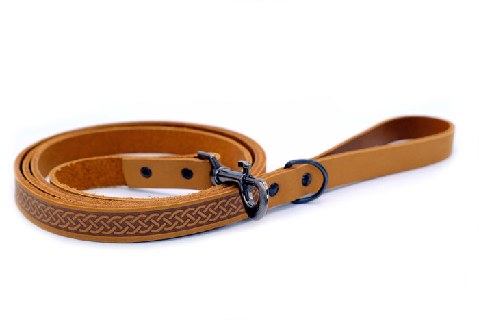Celtic Sport Leather Collar and Leash Set, photo 6