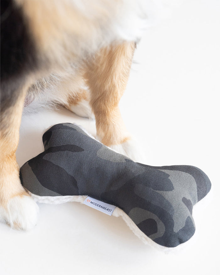 Camo Bone Plush Dog Toy, photo 2
