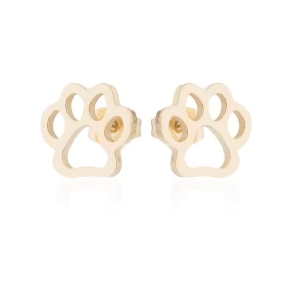 CharmedPaw Paw Print Stud Earrings, photo 1