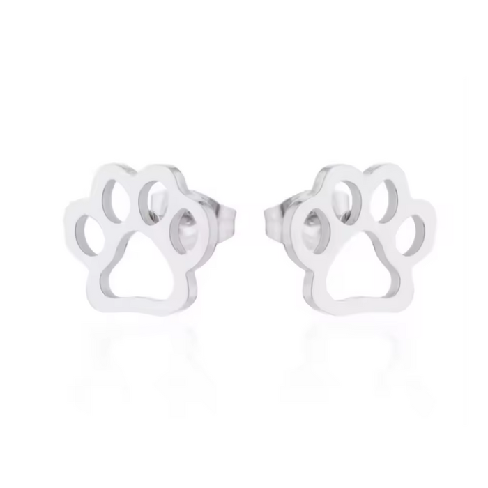 CharmedPaw Paw Print Stud Earrings, photo 3
