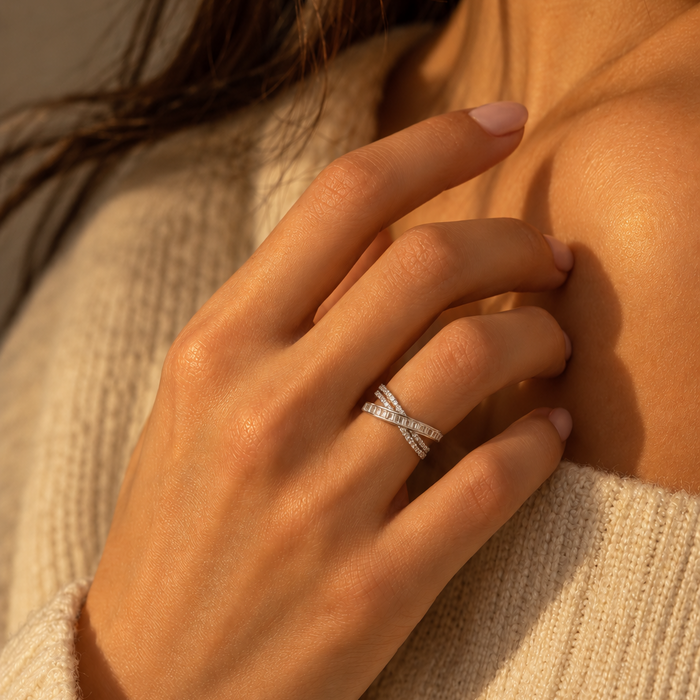 Anillo Lisette con zirconia cúbica, foto 2
