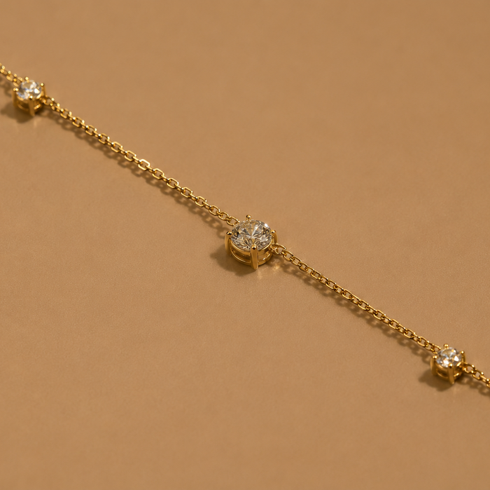 Circle Gem Cubic Zirconia Necklace, photo 2