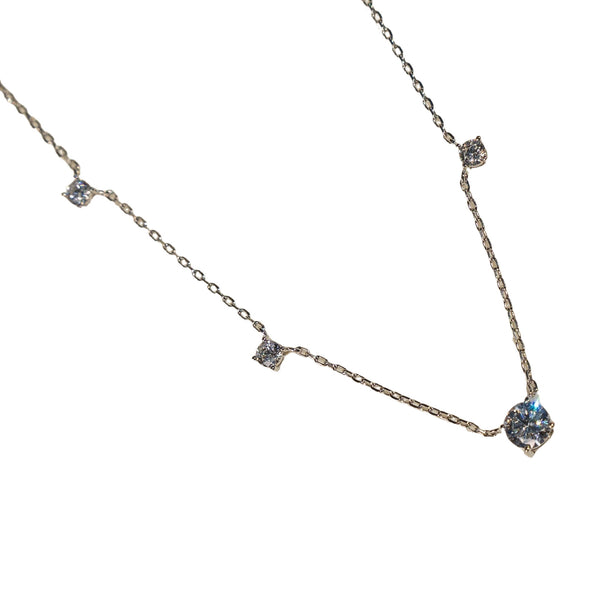 Circle Gem Cubic Zirconia Necklace, photo 4