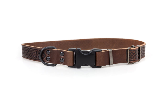 Celtic Sport Leather Quick-Release Dog Collar, photo 3