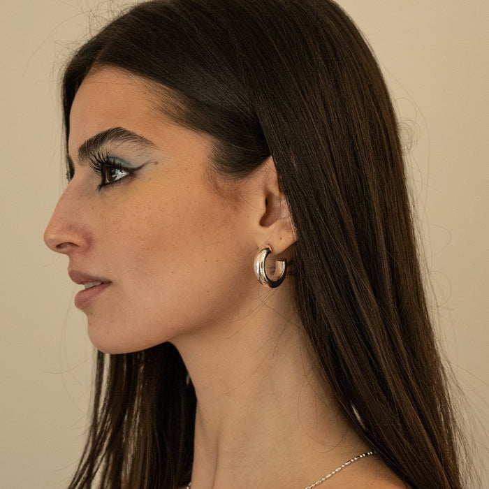 Crescent Hoop Earrings, photo 5
