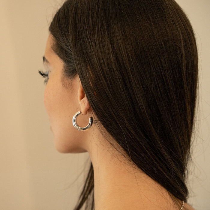 Crescent Hoop Earrings, photo 3