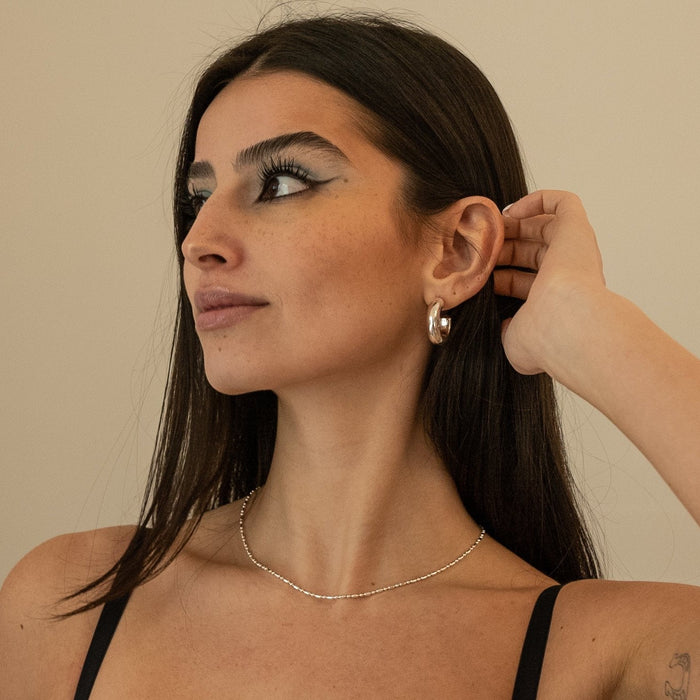Crescent Hoop Earrings, photo 4
