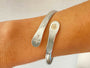 Let Your Faith Be Bigger Than Your Fear Cross Engraved Cuff, photo 5
