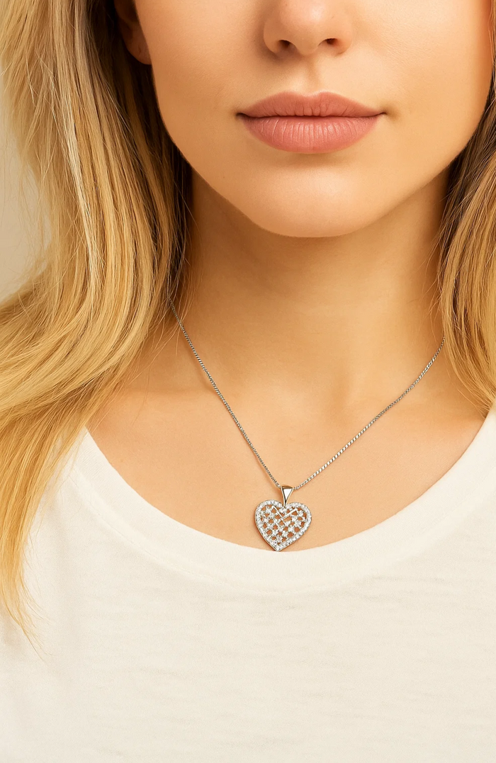 Crystal Heart Pendant Necklace, photo 5