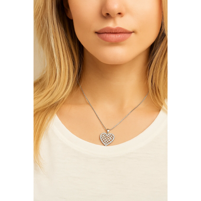 Crystal Heart Pendant Necklace, photo 2