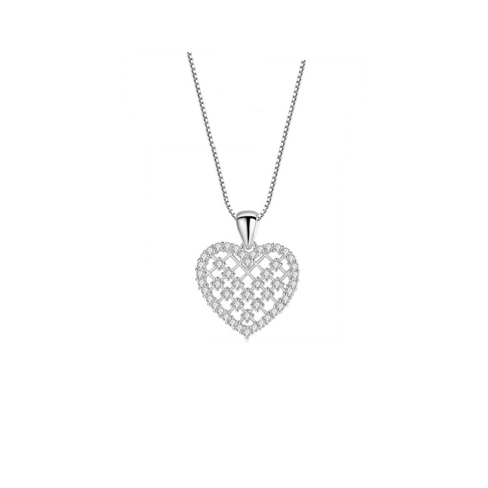 Crystal Heart Pendant Necklace, photo 3