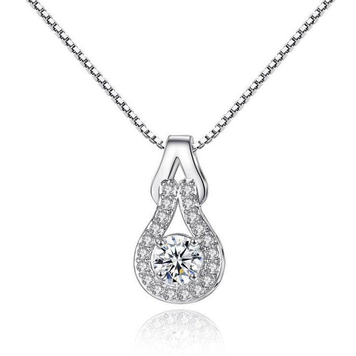 Crystal Infinity Pendant Necklace, photo 1