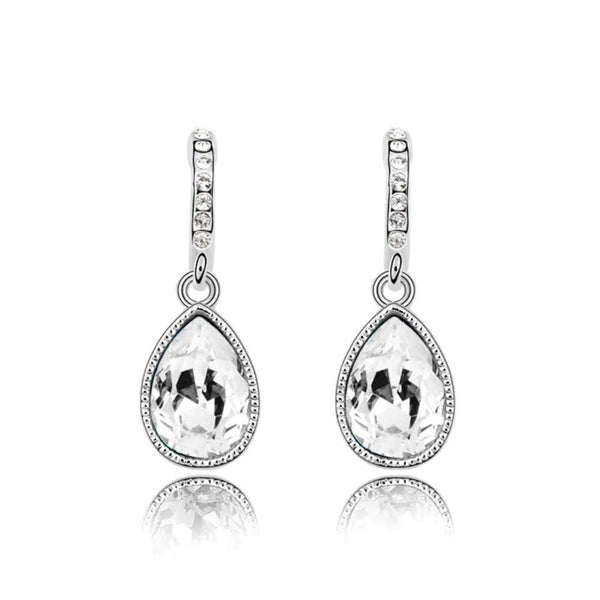 Pear Cut Teardrop Dangle Earrings, photo 1