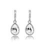 Pear Cut Teardrop Dangle Earrings, photo 1