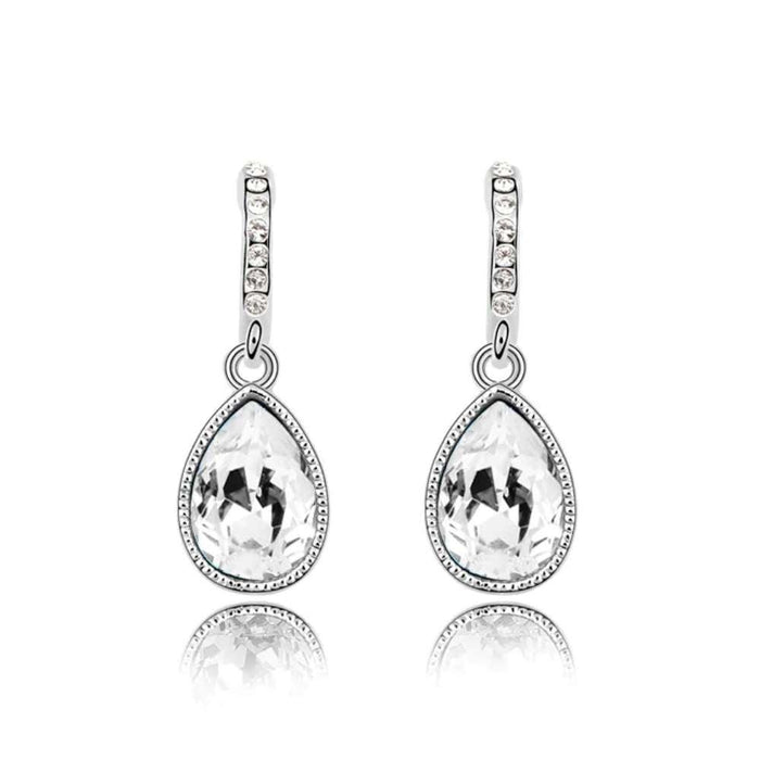 Pear Cut Teardrop Dangle Earrings, photo 1