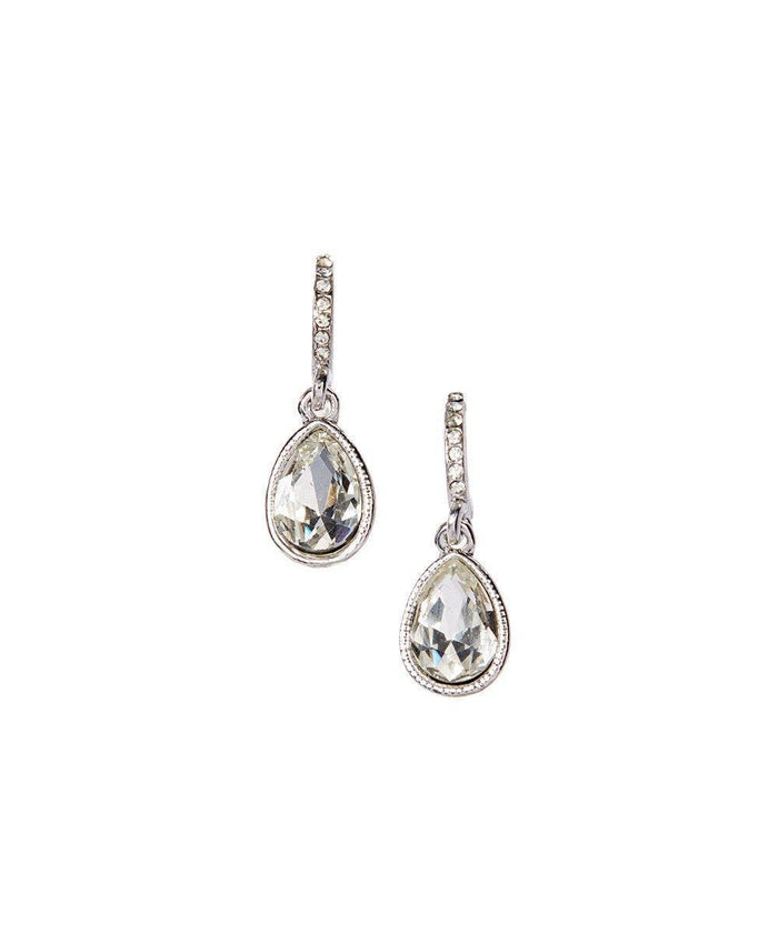 Pear Cut Teardrop Dangle Earrings, photo 2
