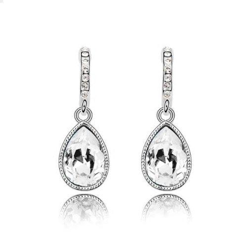 Pear Cut Teardrop Dangle Earrings, photo 3