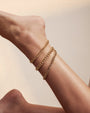 14K Gold Large Miami Cuban Link Anklet, photo 2