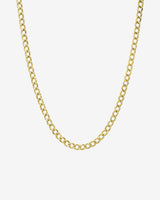 Gargantilla de cadena cubana en oro de 14K