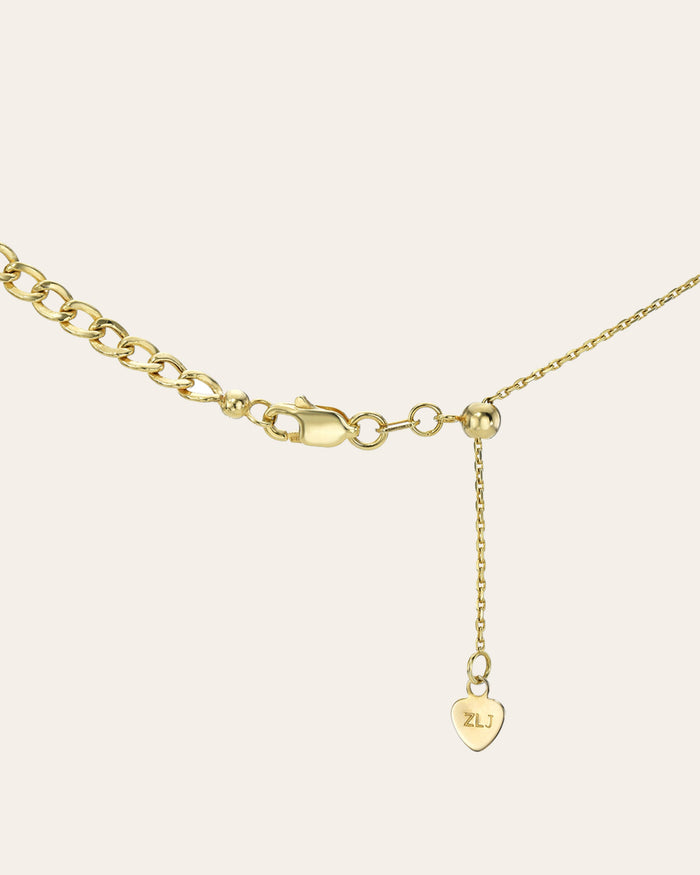 14K Gold Cuban Link Choker, photo 6