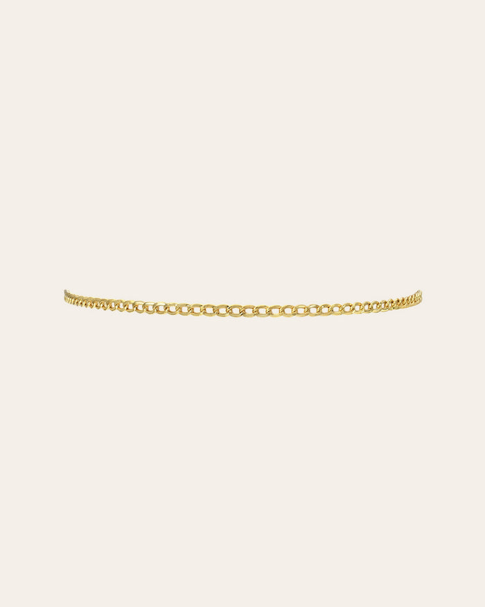 14K Gold Cuban Link Choker, photo 5