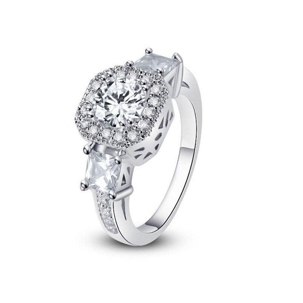 Anillo de zirconias cúbicas Exotic Crystal, foto 1