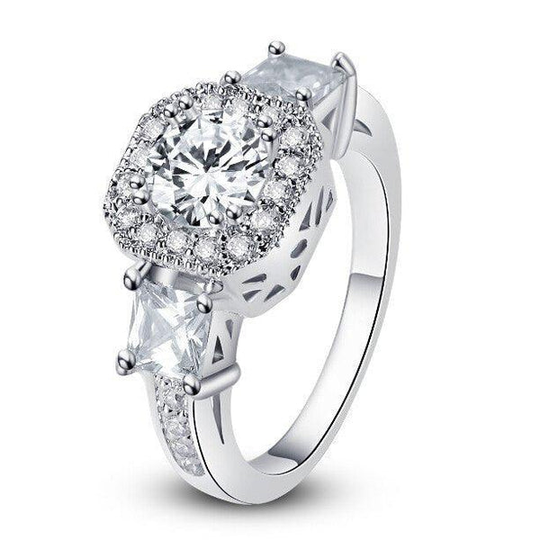 Anillo de zirconias cúbicas Exotic Crystal, foto 2