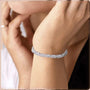 Oval and Round Cut Cubic Zirconia Tennis Bracelet, photo 2