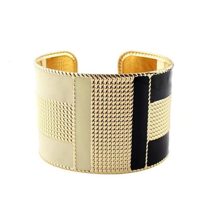 Cleo Wide Geometric Cuff, photo 1