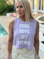 Good Boys Get Treats Crop Tank
