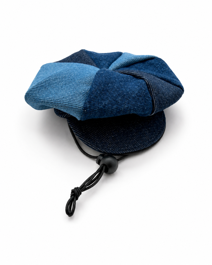 Gorra newsboy de mezclilla para perro, foto 4
