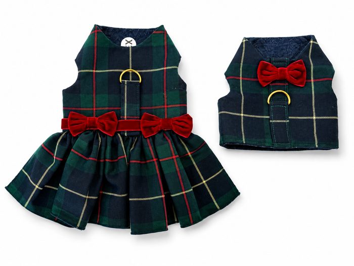 Vestido para perro Green Plaid, foto 9