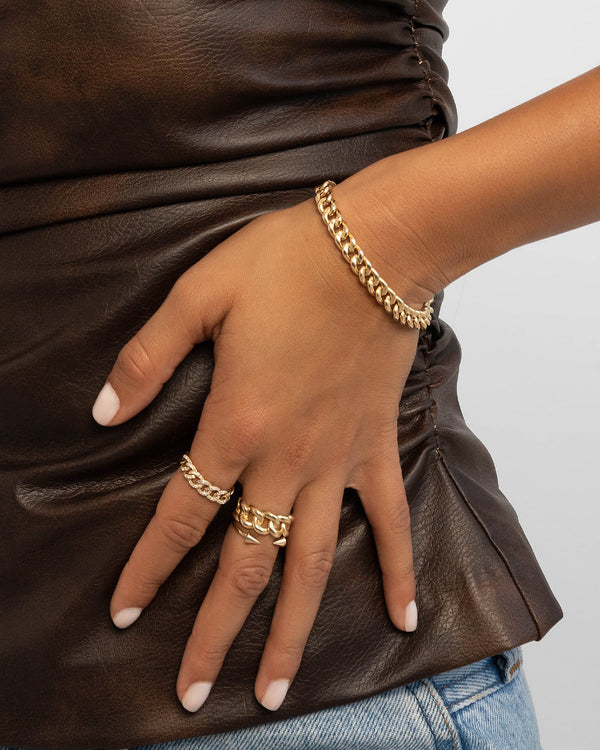 14K Gold Large Miami Cuban Bracelet, photo 2