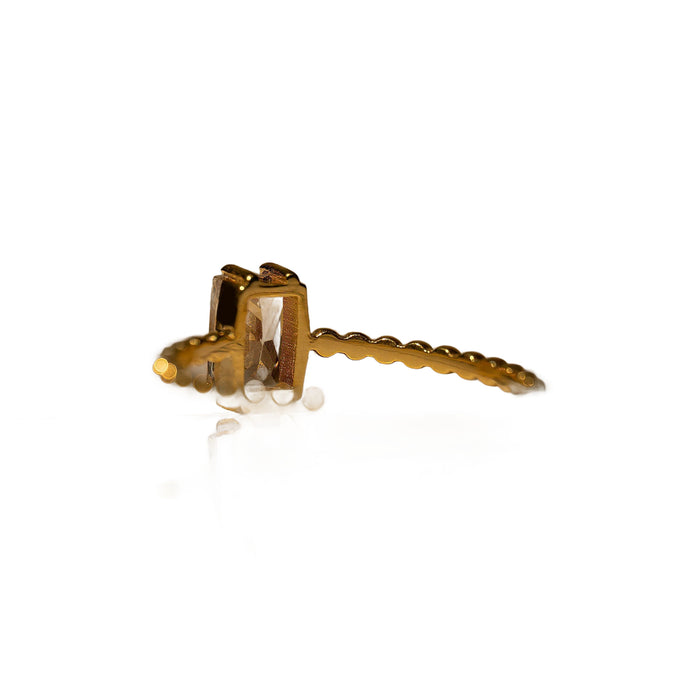 Baguette Cubic Zirconia Ring, photo 5